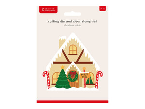 Crafter's Companion Stamp & Die - Christmas Cabin