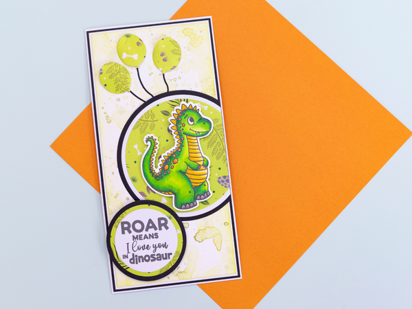 Crafters Companion Stamp & Die - Eric the Dinosaur