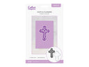 Floral Cross Stamp & Metal Die Set