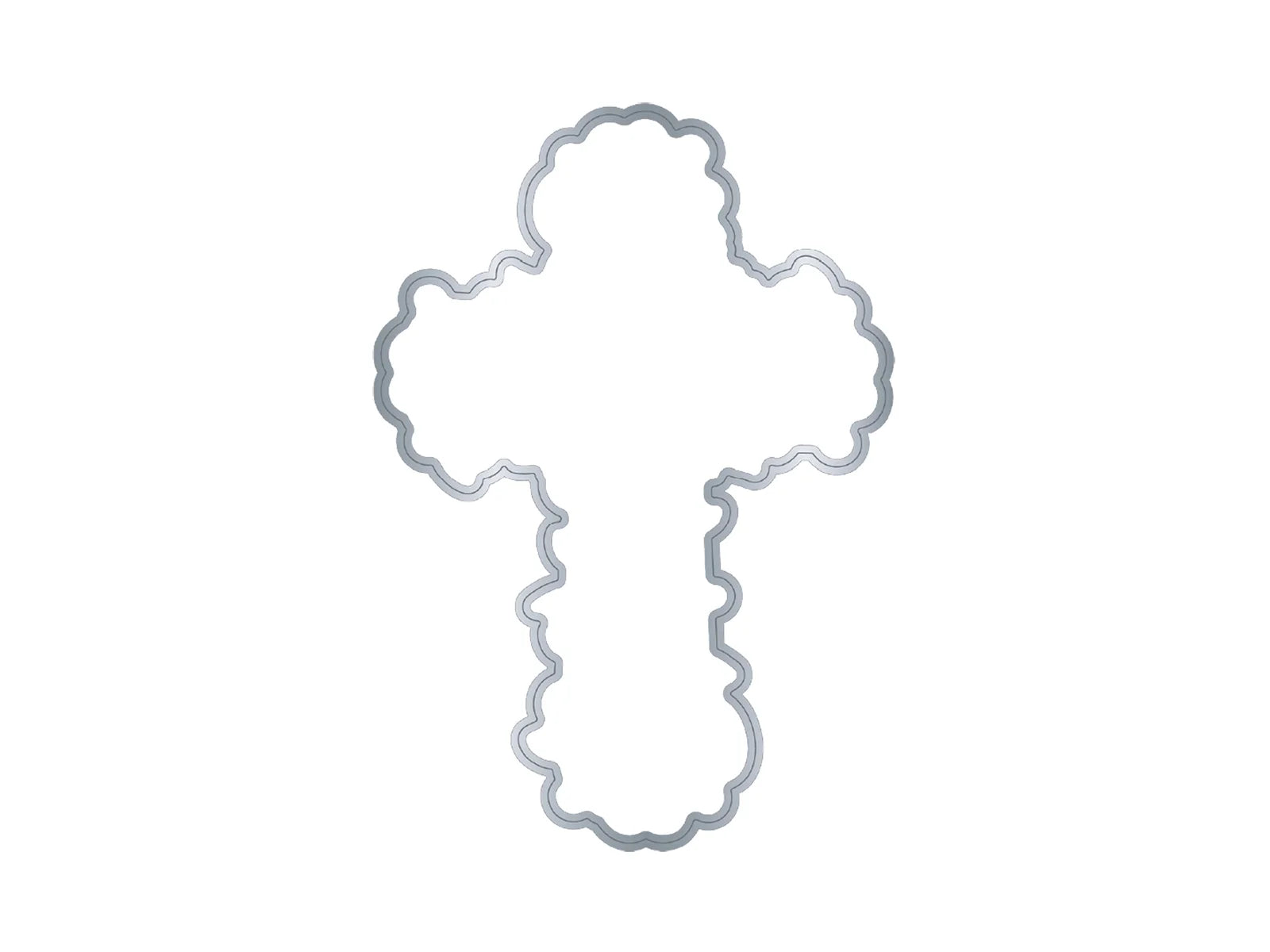 Floral Cross Stamp & Metal Die Set