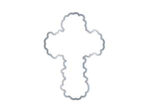 Floral Cross Stamp & Metal Die Set