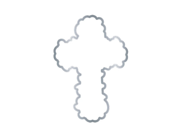 Floral Cross Stamp & Metal Die Set