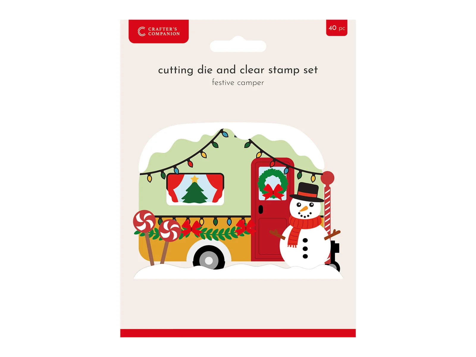 Crafter's Companion Stamp & Die - Festive Camper