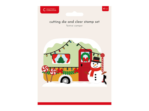 Crafter's Companion Stamp & Die - Festive Camper