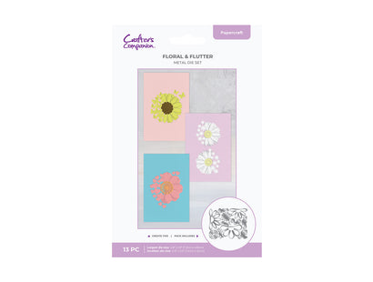 Floral & Flutter Stamp & Die Blending Collection