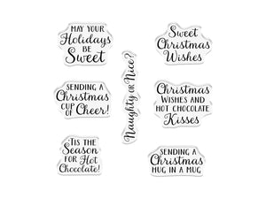 Crafter's Companion Stamp & Die - Hot Chocolate