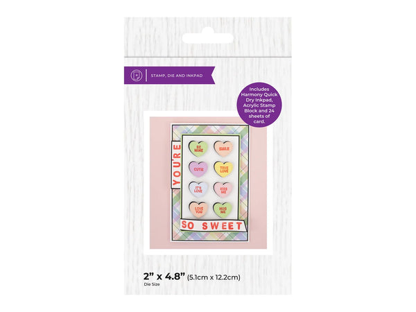 Crafter’s Companion Stamp & Die Kit - Love Hearts