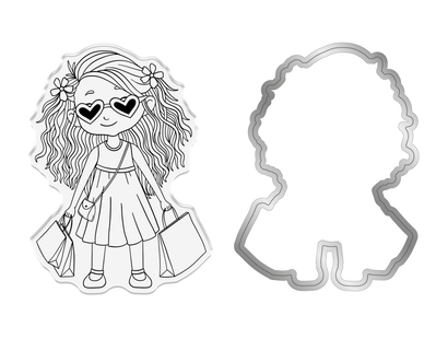 Crafters Companion Stamp & Die - Let’s go Shopping! 