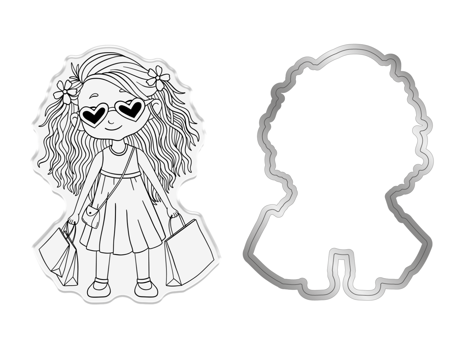 Crafters Companion Stamp & Die - Let’s go Shopping! 