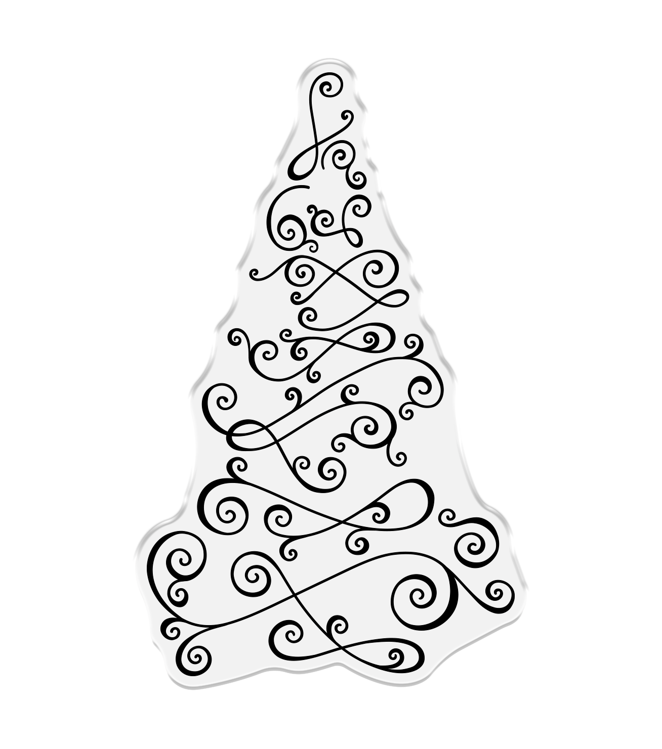 Crafter's Companion Stamp, Die and Stencil Set - Christmas Tree