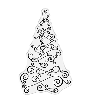 Crafter's Companion Stamp, Die and Stencil Set - Christmas Tree
