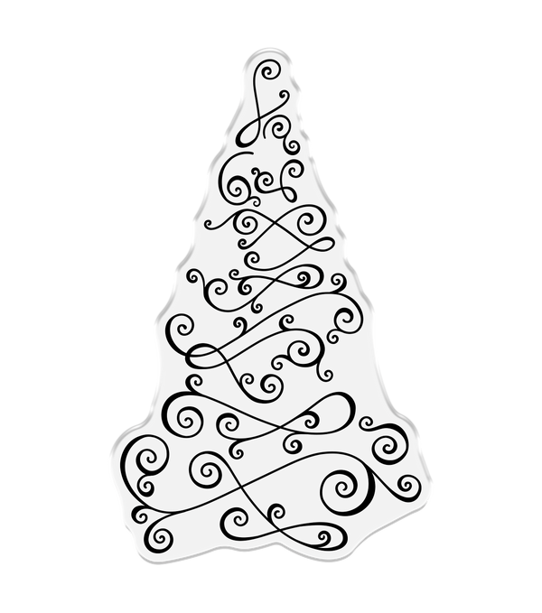 Crafter's Companion Stamp, Die and Stencil Set - Christmas Tree