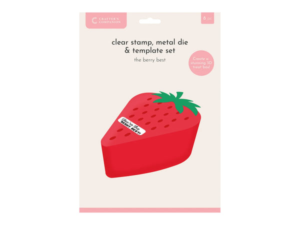 Crafter’s Companion Stamp, Die and Template - The Berry Best