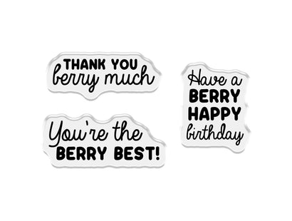 Crafter’s Companion Stamp, Die and Template - The Berry Best