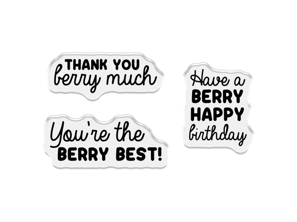 Crafter’s Companion Stamp, Die and Template - The Berry Best