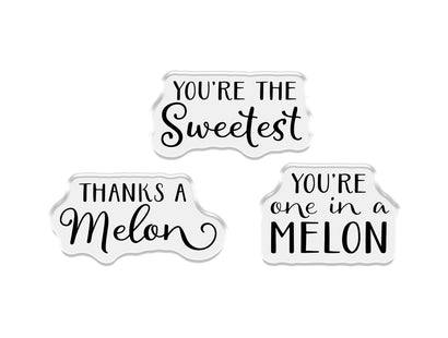 Crafter’s Companion Stamp, Die and Template - One in a Melon