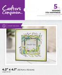 Crafter's Companion Stamp and Die Set - Wishing You Happiness