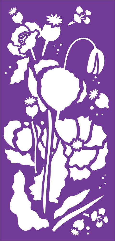 Crafter's Companion Stencil - Meadow Flora