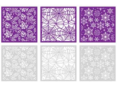 Crafter's Companion Stencils - Seasonal Trio