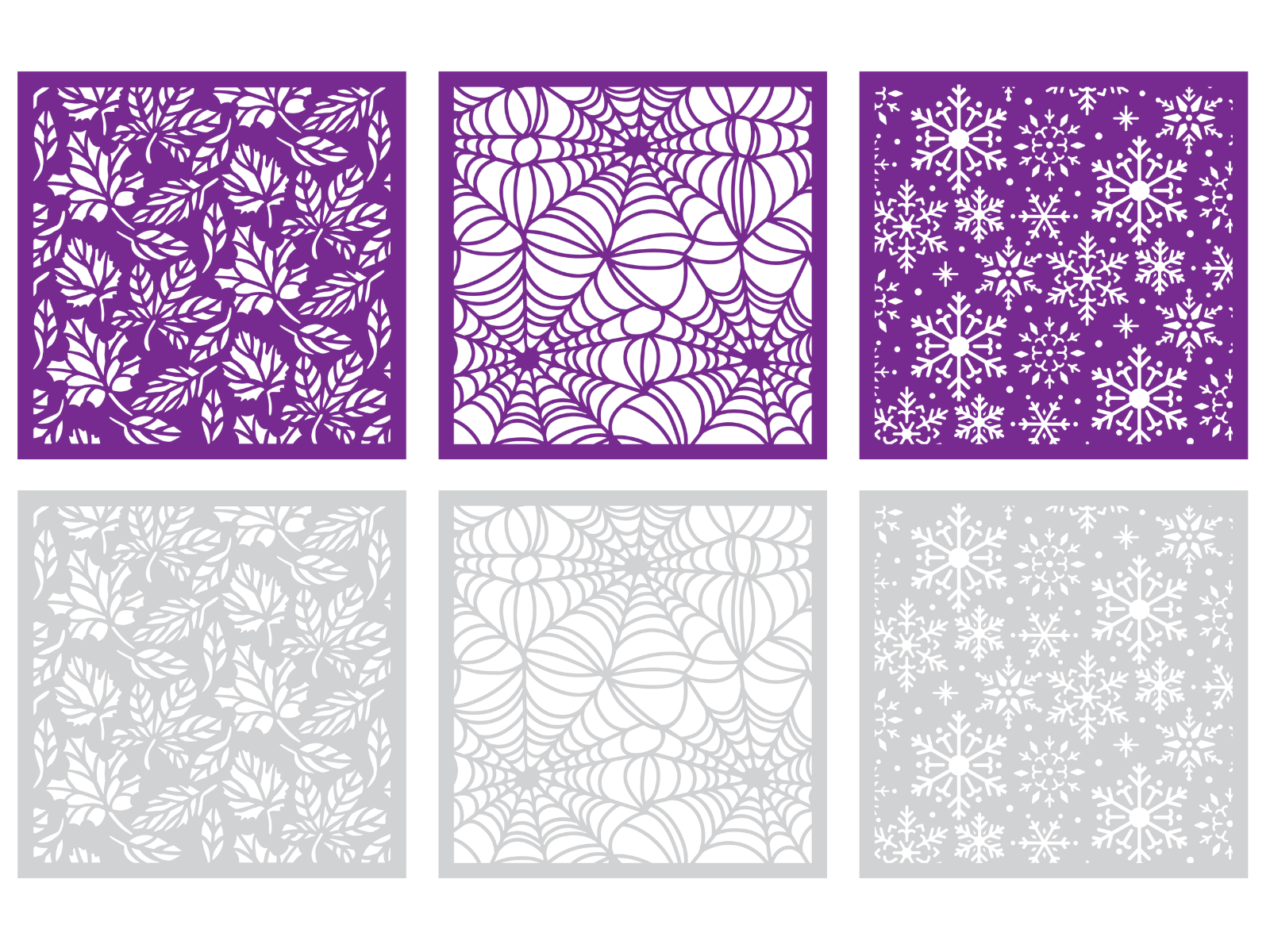 Crafter's Companion Stencils - Seasonal Trio