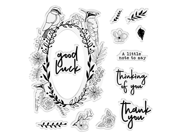 Crafter's Companion Photopolymer Stamp - Birds & Branches