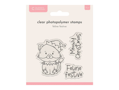 Crafter’s Companion Photopolymer Stamp - Feline Festive