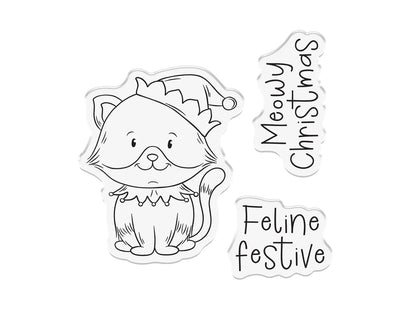 Crafter’s Companion Photopolymer Stamp - Feline Festive
