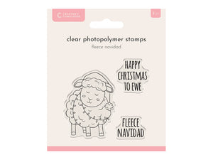 Crafter’s Companion Photopolymer Stamp - Fleece Navidad