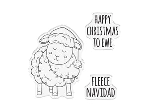 Crafter’s Companion Photopolymer Stamp - Fleece Navidad