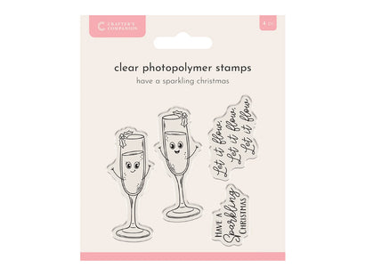 Crafter’s Companion Photopolymer Stamp - Have a Sparkling Christmas