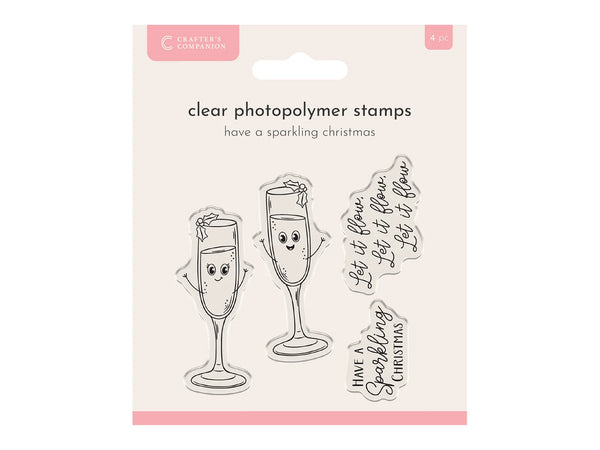 Crafter’s Companion Photopolymer Stamp - Have a Sparkling Christmas