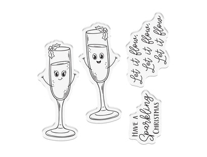 Crafter’s Companion Photopolymer Stamp - Have a Sparkling Christmas