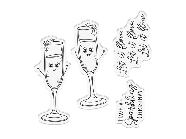 Crafter’s Companion Photopolymer Stamp - Have a Sparkling Christmas