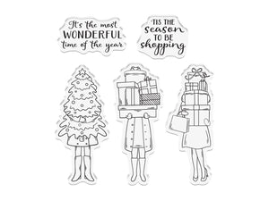 Crafter’s Companion Photopolymer Stamp - ‘Tis the Season to be Shopping