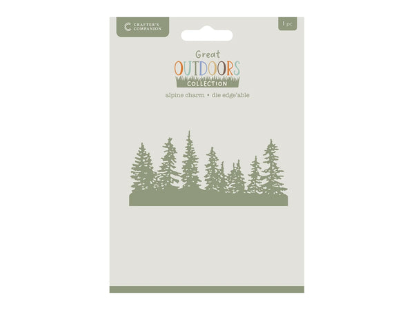 Crafters Companion The Great Outdoors Metal Die Edge'able - Alpine Charm