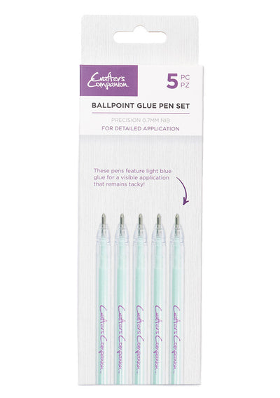 Crafter's Companion Ball Point Glue Pen Set 2pk Collection
