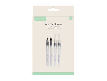 Crafter’s Companion Tool - Water Brush Pens 4 Pack 