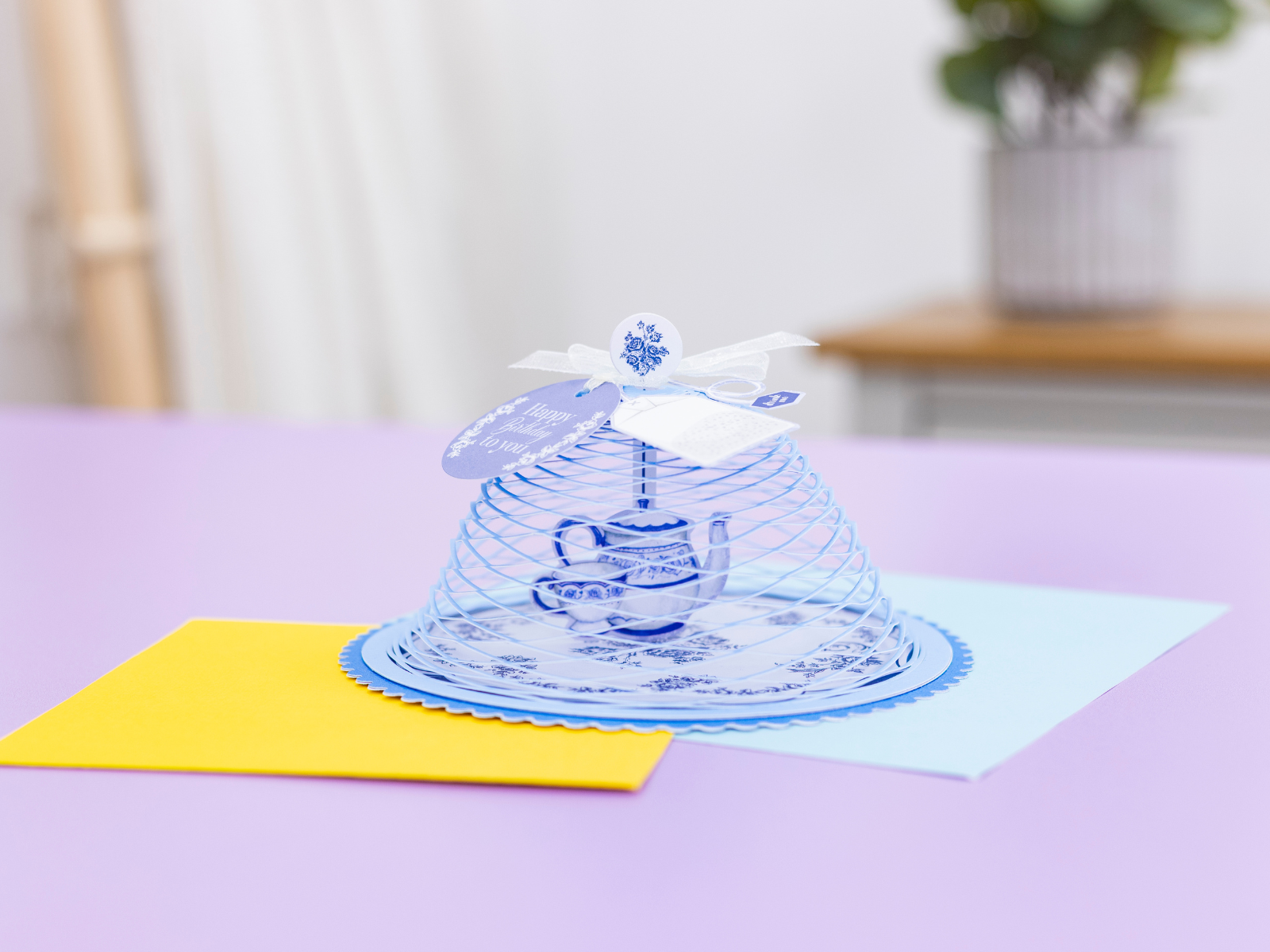 Crafter's Companion 8"x8" Topper Pad - Time for Tea
