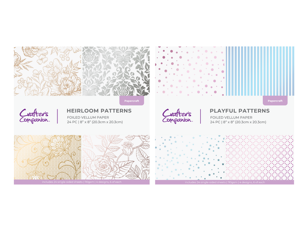 Crafter's Companion 8x8 Vellum Collection