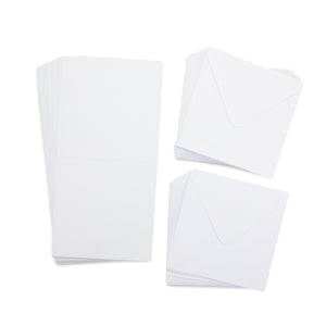 Crafter's Companion 6.75"x 6.75" White Card & Envelopes