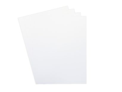 White Pearl Paper & Card Pack - 12” x 16”