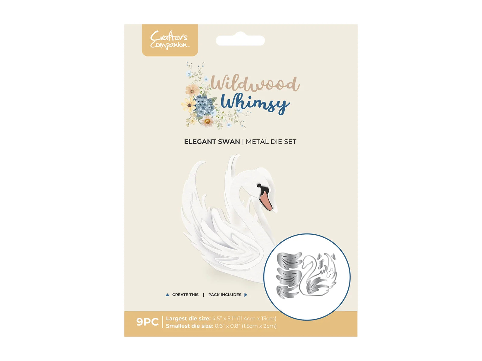 Wildwood Whismy - Elegant Swan Metal Die Set