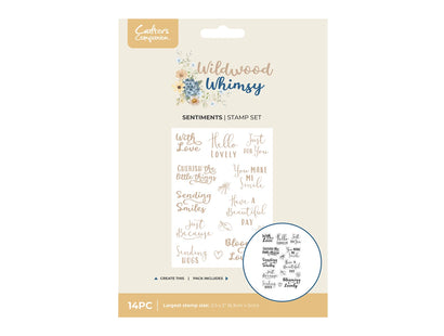 Wildwood Whismy - Whimsical Sentiments Stamp Set