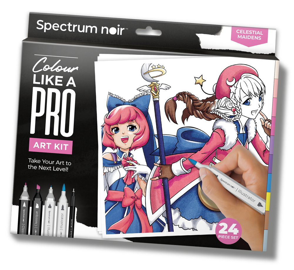 Spectrum Noir Pro Colour Art Kit - Celestial Maidens