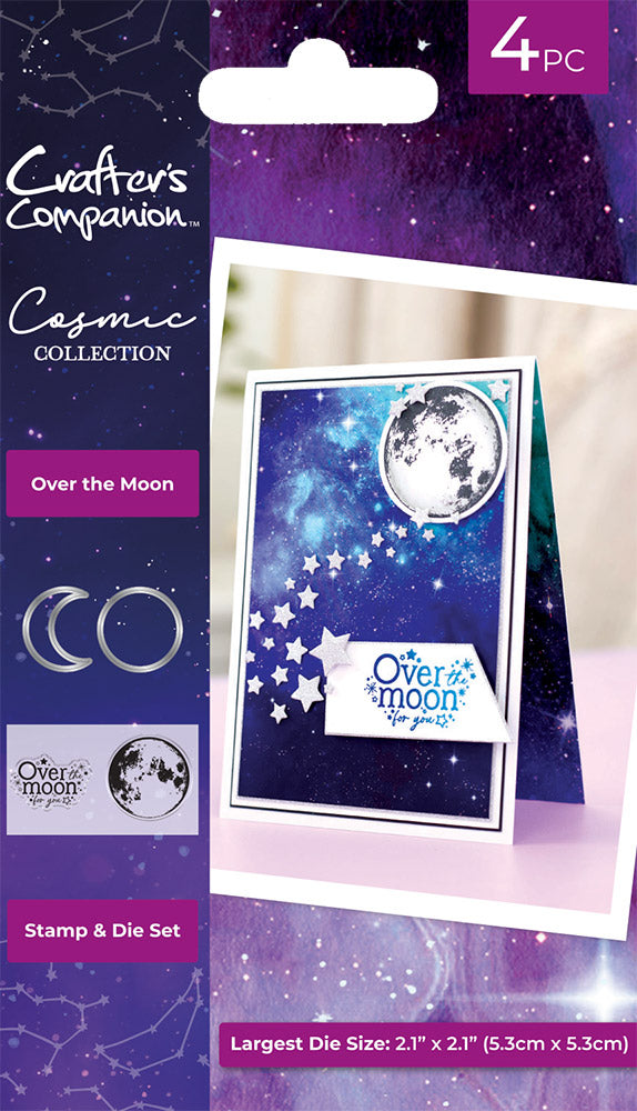 Cosmic Collection Stamp and Die - Over The Moon