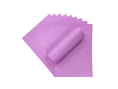 Crafter's Companion Glitter Card 10 Sheet Pack - Lilac