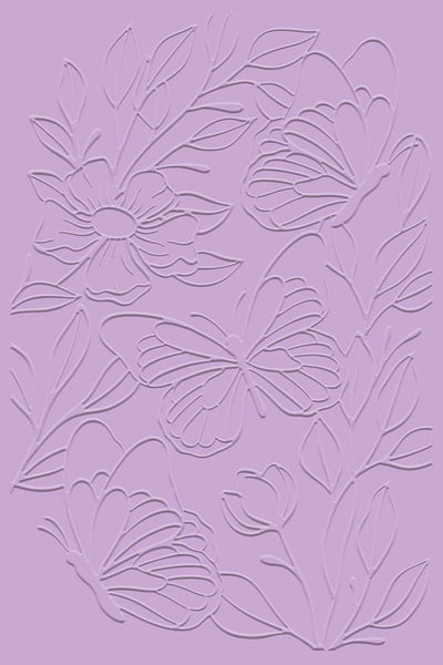 Gemini Illustrated Embossing Folder - Delightful Butterfly