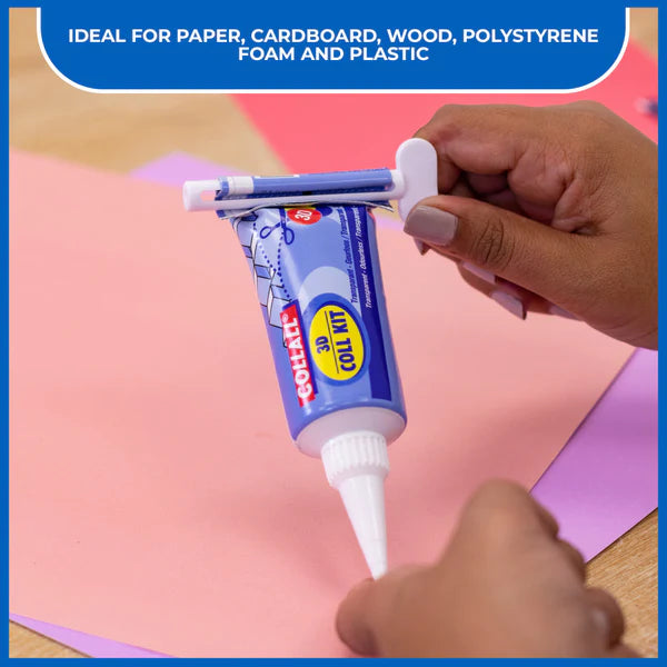 Collall 80ml 3D Glue Gel (With Tools) 2pk