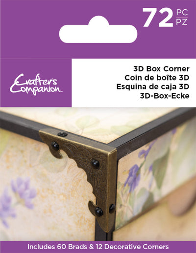 Crafters Companion 3D Box Corner - 72 Piece