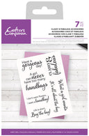 Crafter's Companion - Clear Acrylic Stamps- Classy and Fabulous Accessories